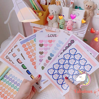 Sticker hình dán trang trí sổ planner cute phong cách Hàn Quốc