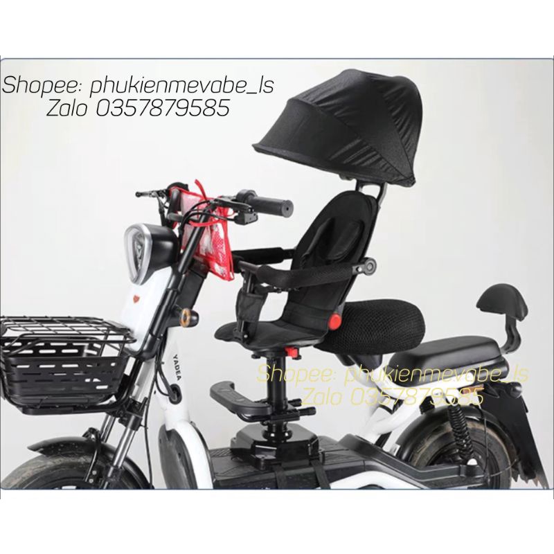 X130-Ghế ngồi xe điện có mái che, gấp gọn, tháo rời dễ dàng