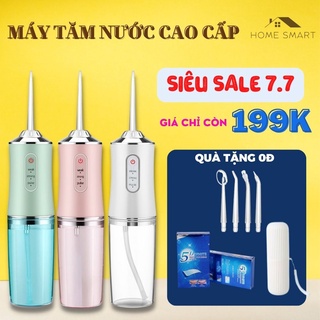 Máy tăm nước cầm tay Oral Irrigator - Làm sạch tuyệt đối thức ăn dư do Niềng răng | Cầu răng sứ | Công nghệ Châu Âu