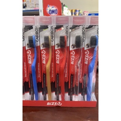 Bàn Chải Đánh Răng Bizs+ Carbon/Vân gỗ đá Siêu Mềm