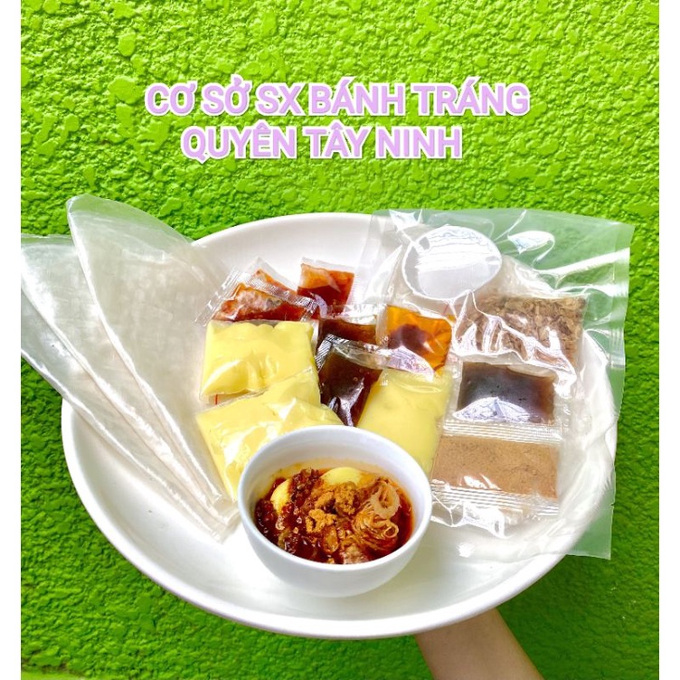 [BỊCH BƠ SIÊU TO] Bánh phơi sương TRÒN MỎNG ĐẶC BIỆT+ SỐT ME BƠ trứng gà siêu béo, chua chua cay ngon