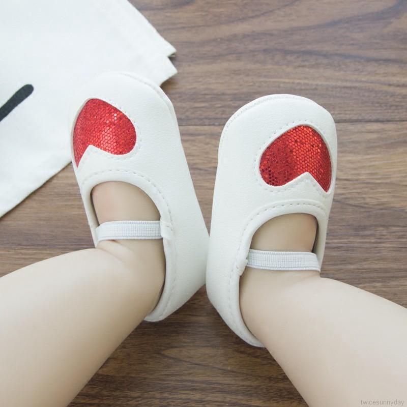 Giày búp bê đính nơ đáng yêu cho bé gái