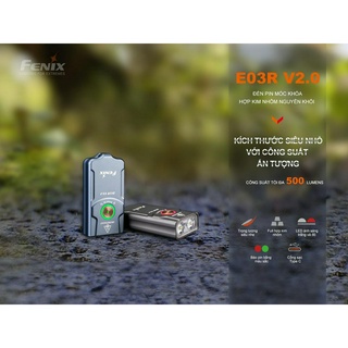 Đèn pin siêu nhỏ Fenix E03R V2.0