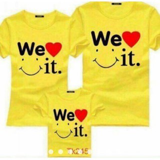 [HOT HOT] ÁO THUN IN ẢNH WE LOVE IT DỄ THƯƠNG SIÊU HOT ĐỦ MÀU ĐỦ SIZE
