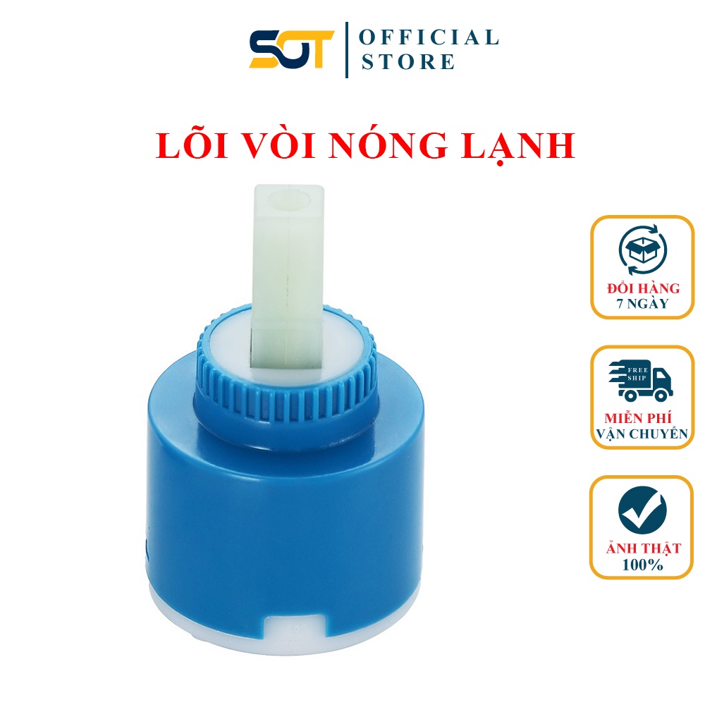 Lõi vòi nước, lõi vòi NÓNG LẠNH,óc sen dùng cho vòi nước củ sen nóng lạnh