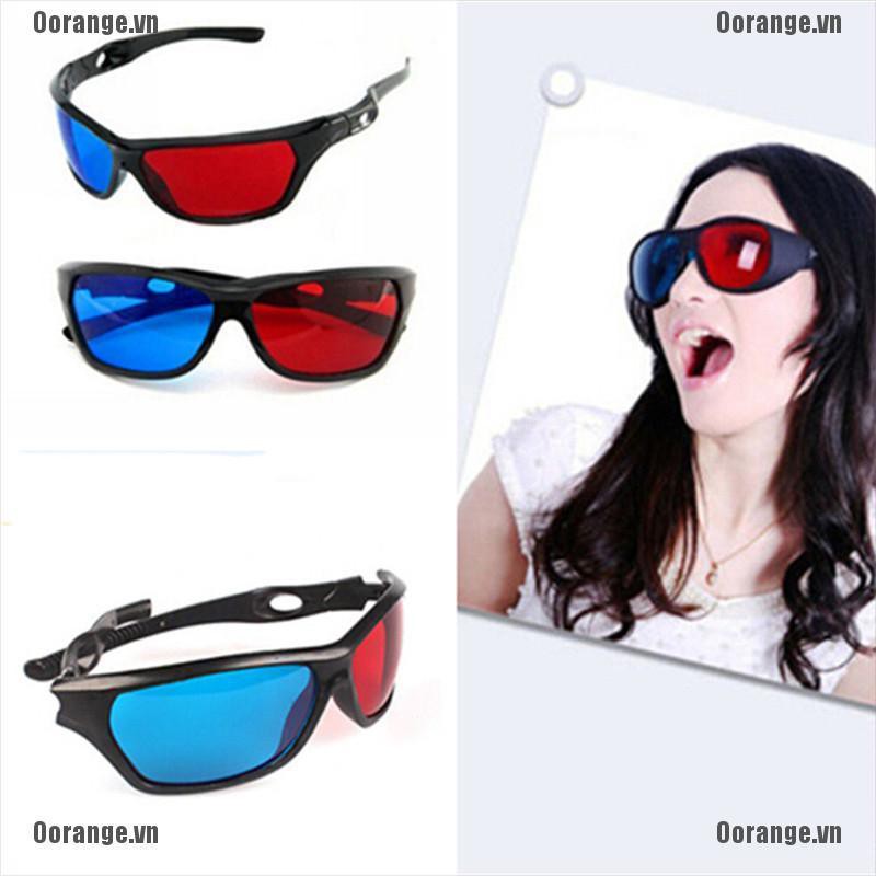 3D Glasses Red Blue Black Frame For Dimensional Anaglyph TV Movie DVD Game | WebRaoVat - webraovat.net.vn