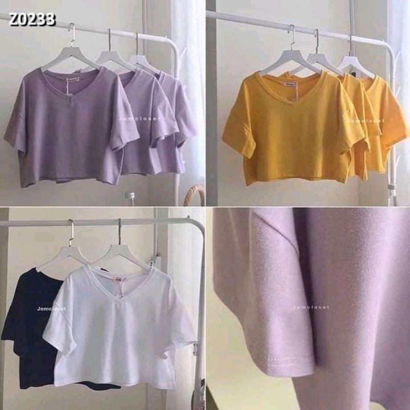 [Rẻ Vô Địch] Áo cotton tay lỡ Unisex mặc đôi ,nhóm , lớp------ Áo crt cổ ❤️