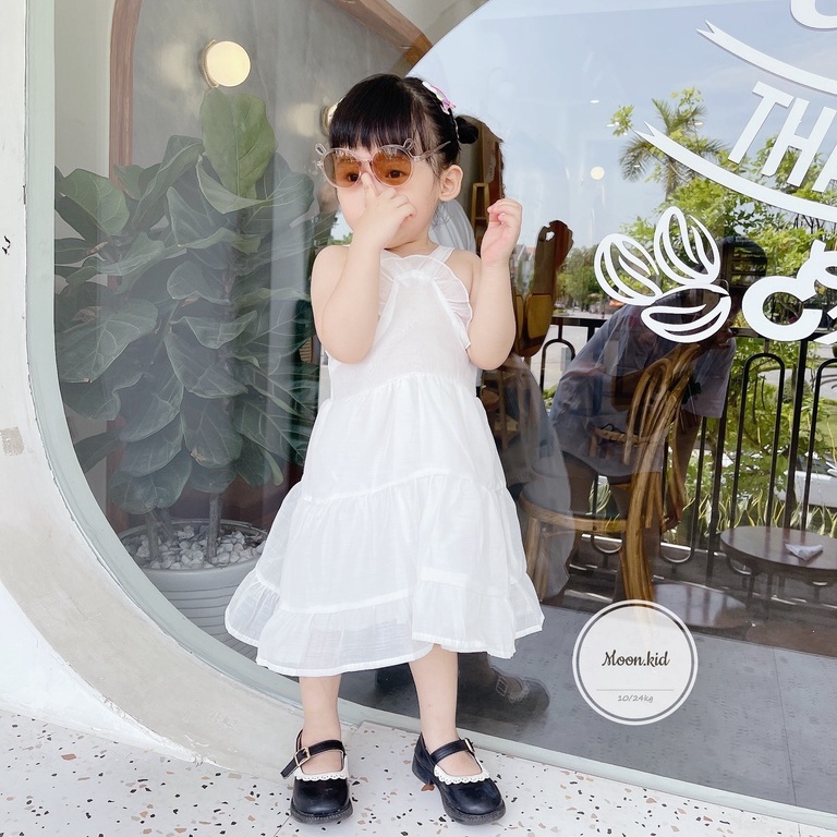 Hot trend Váy đầm công chúa cao cấp 2 lớp cho bé gái đi du lịch 8-20kg