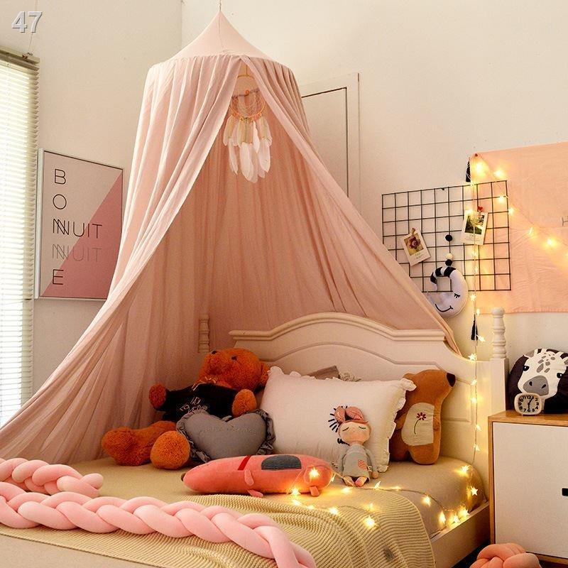 Màn che nôi cũi nắng chắn gió cửa giường trẻ em chống muỗi đầu không thủng lắp lưới hoa văn gia đình