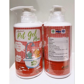 Sữa Tắm Pet Gel Plus 500ML - Diệt Ve Rận Bọ Chét Cho Chó Mèo