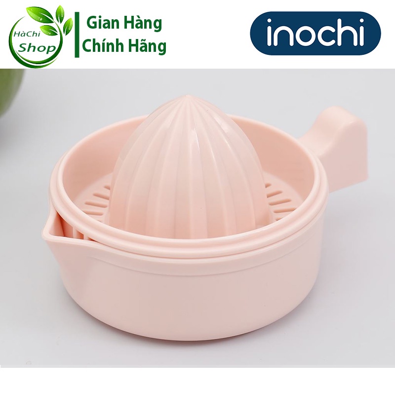 Bộ Vắt Cam - Chanh Bằng Tay Yoko Inochi Loại Nhỏ Có Lọc Bằng Nhựa PP Nguyên Sinh Kháng Khuẩn - Chính Hãng INOCHI