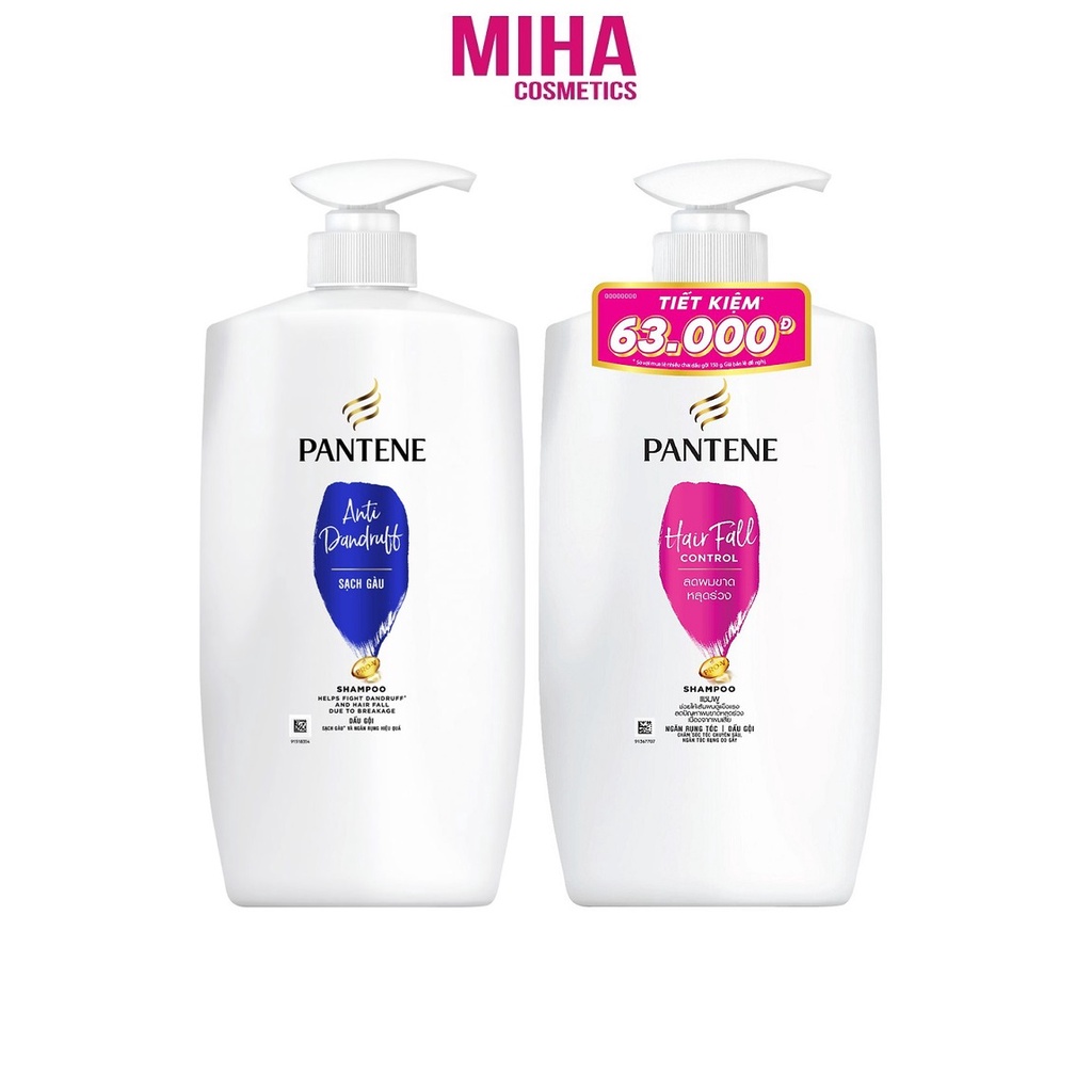 Dầu Gội Ngăn Rụng Tóc Sạch Gàu Pantene Shampoo 900ml