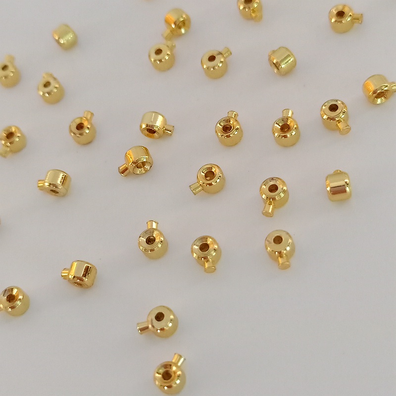 Khóa Cài Bằng Đồng 14K Mạ Vàng 18K Trắng Vàng Bạc Làm Trang Sức Vòng Tay/Vòng Cổ