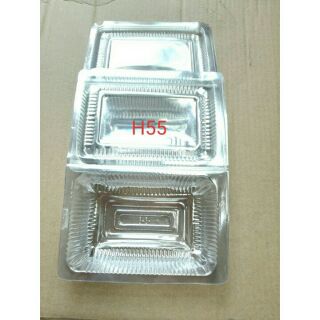 Hộp nhựa trong suốt H50, H52, H55 ( 1 lốc 100 cái)