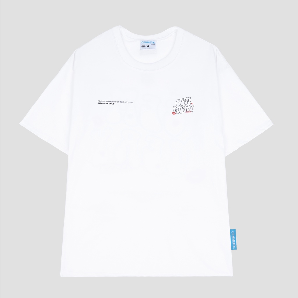 Áo Thun LocalBrand Cemmery " LUV TEE " White