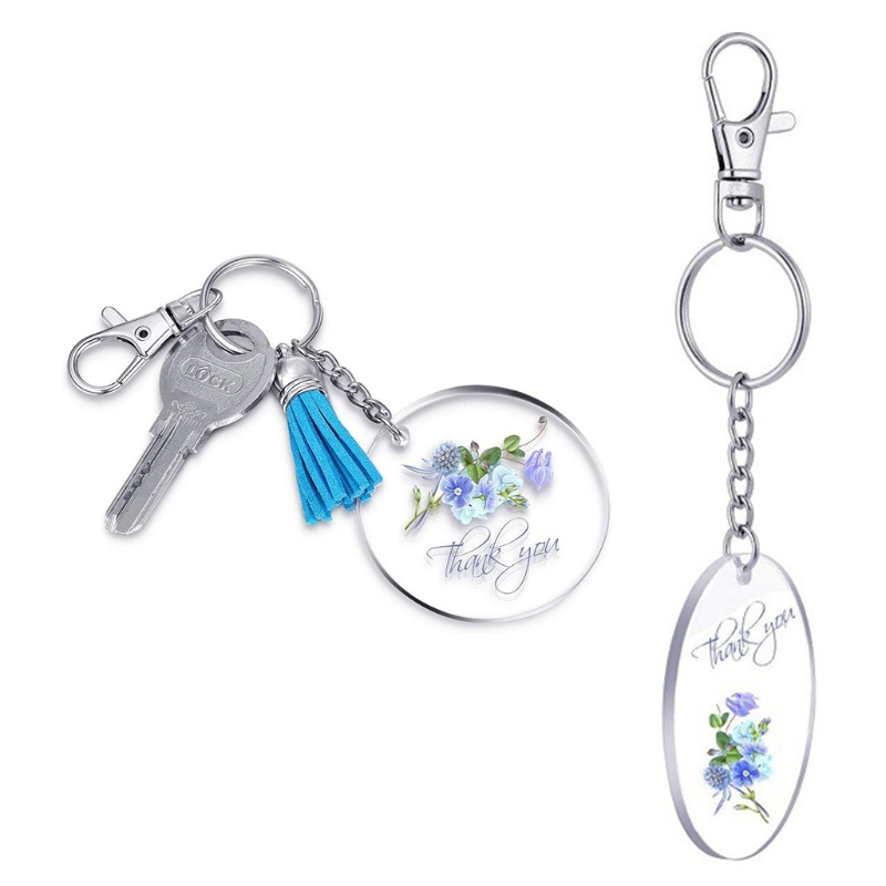 Mojito Móc Chìa Khóa Acrylic Trơn Dùng Làm Quà Tặng Valentine