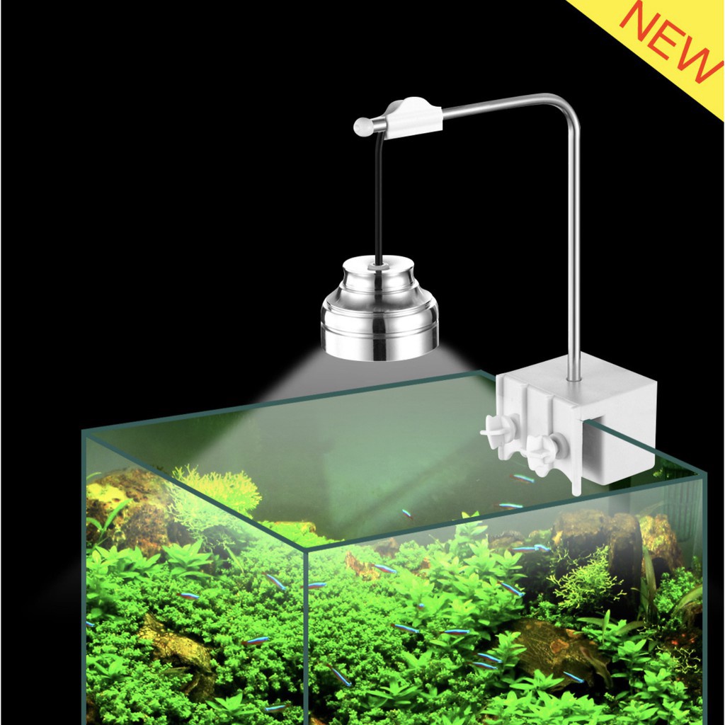 Led Kẹp Xima 3W Ánh Sáng Trắng/ WRB - Led Dĩa Cho Bể Thuỷ Sinh, Bể Bán Cạn