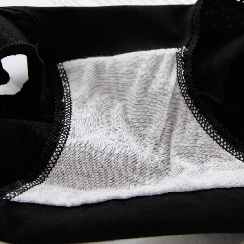 Quần Lót Nữ - Quần Lót Nữ cotton gân tăm thiết kế viền ren thoáng mát DAN STORE MÃ 3130