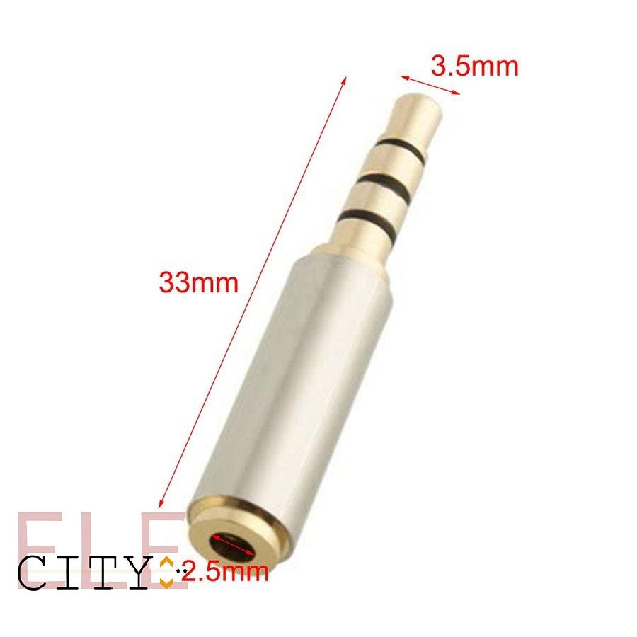Đầu Chuyển Đổi Âm Thanh Từ Giắc Cắm 3.5mm Sang 2.5mm 107ele