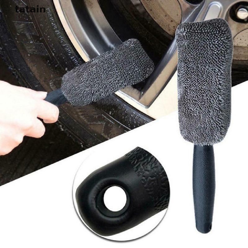[TAT] Car Wheel Cleaning Brush Tire Washing Clean Cleaning Rims Spokes Wheel Barrel CVX