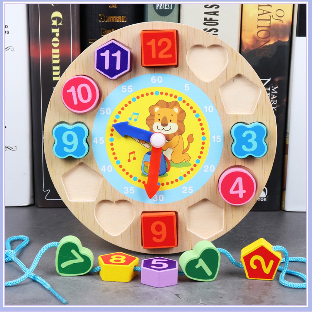 Đồ chơi gỗ 💖𝑭𝑹𝑬𝑬𝑺𝑯𝑰𝑷💖Đồ chơi Montessori thông minh phát triển tư duy cho bé, Quà tặng trung thu