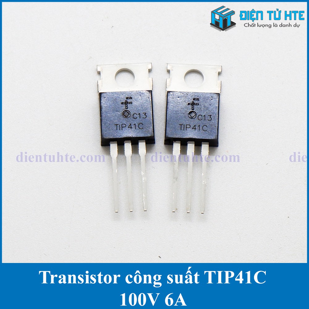 Transistor công suất NPN TIP41C TIP42C 100V 6A TO-220 [HTE Quy Nhơn CN2]