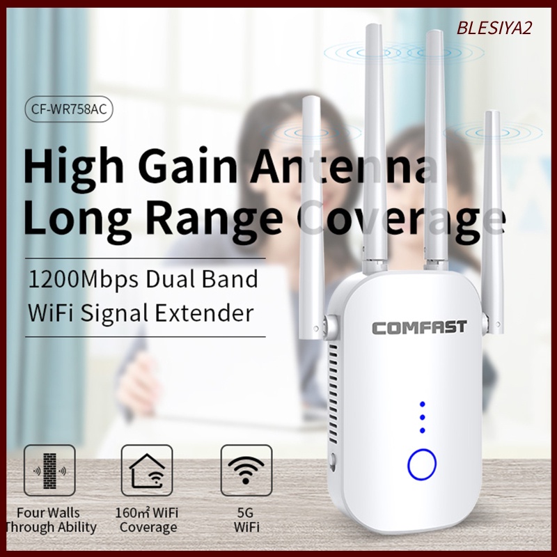 Thiết Bị Khuếch Đại Tín Hiệu Wifi Băng Tần Kép 2.4g / 5g 1200mbps | BigBuy360 - bigbuy360.vn