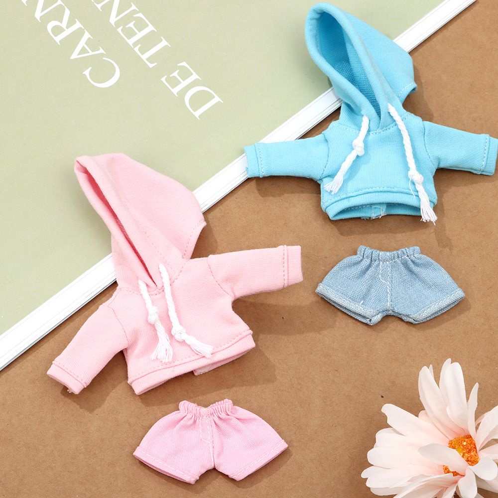 Áo hoodies thời trang cho búp bê 12~16cm tỉ lệ 1/6 1/12