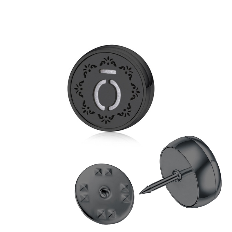 Khóa Kẹp Đeo Khẩu Trang 12mm Màu Đen Tinh Khiết Kèm 10 Miếng Lót