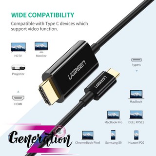 Cáp Chuyển USB Type-C Ra HDMI hỗ trợ 4Kx2K Ugreen 50357 - Cáp Thunderbolt 3 Ugreen 50357