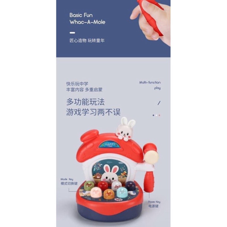 BỘ ĐỒ CHƠI ĐẬP CHUỘT CÓ NHẠC VÀ CHƠI PIANO MÃ 03 SIÊU HÓT HÍT . .