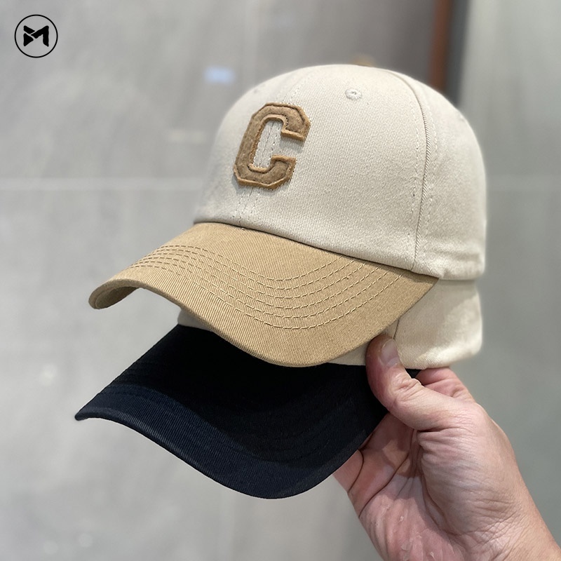 Mũ Lưỡi Trai In Chữ C Nhiều Màu Sắc Phong Cách Đường Phố Hàn Quốc Thời Trang Xuân Thu Dành Cho Trẻ Em