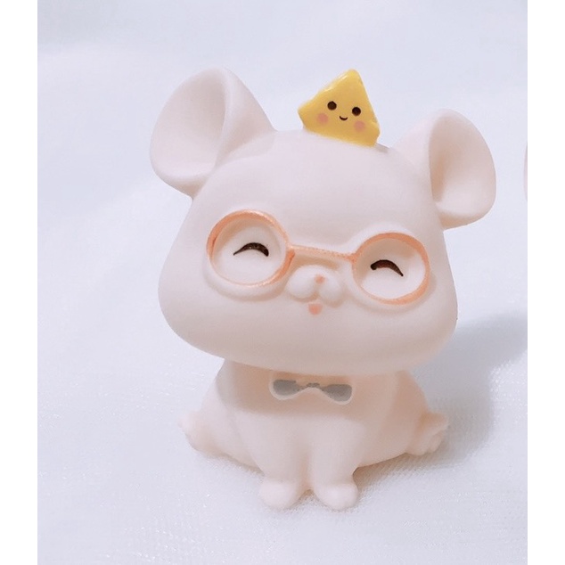 TUONG-Chuột kute đeo kính (nhựa) LOẠI 2.-Q5445