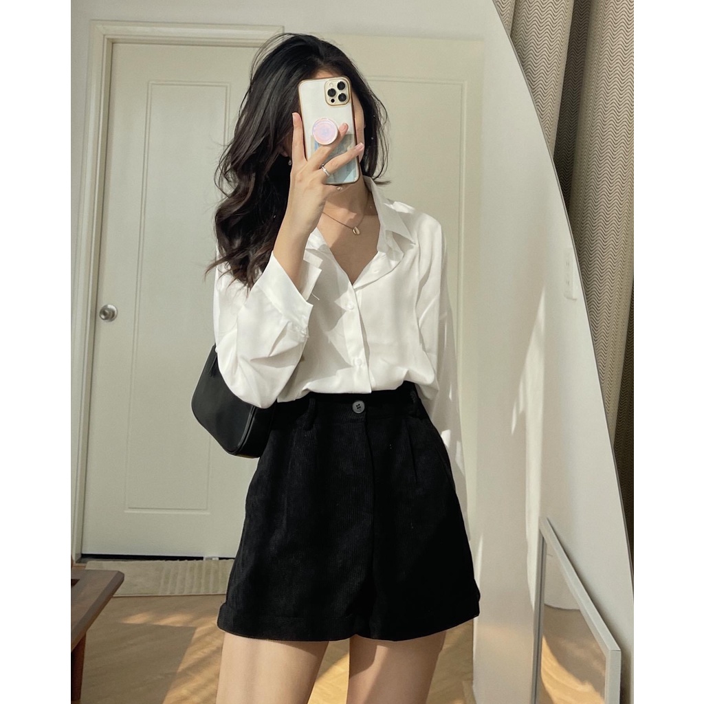 Set Somi trơn basic + quần short - Timii