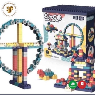 Bộ đồ chơi lego xếp hình vòng quay khổng lồ 520 chi tiết cho bé thỏa sức sáng tạo Sóc nâu