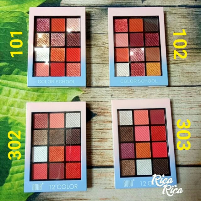 PHẤN MẮT HOLD LIVE - BOUB - NOVO 12 MÀU | BigBuy360 - bigbuy360.vn