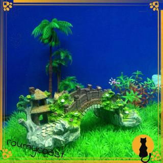 Mô Hình Cầu Trang Trí Bể Cá Phong Cách Vintage