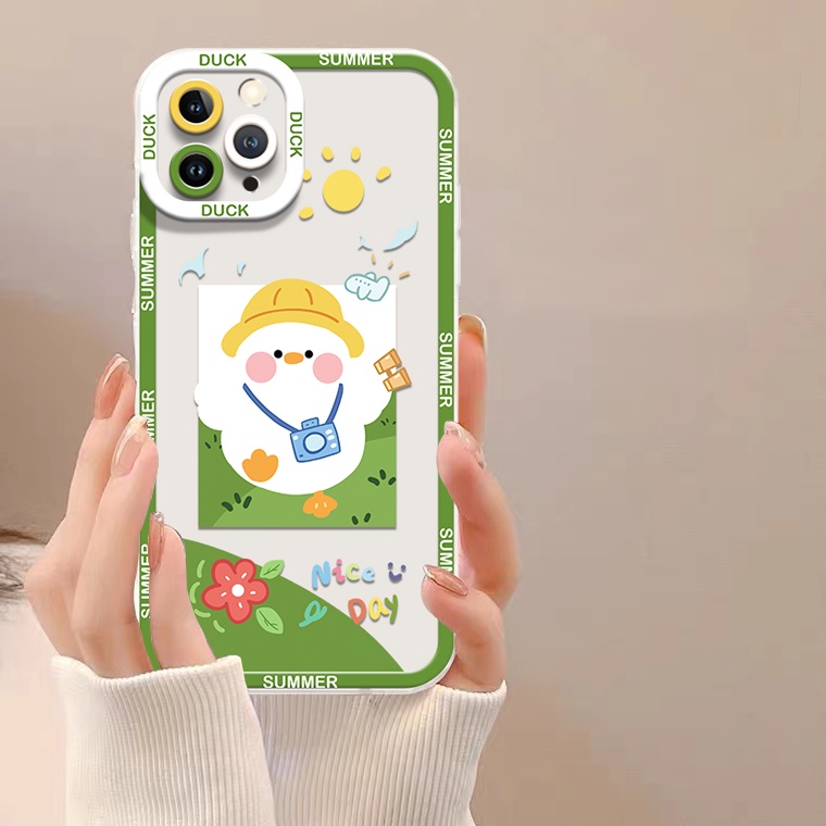 Ốp Điện Thoại Silicon TPU Mềm Trong Suốt Chống Sốc In Họa Tiết Hoạt Hình Cho IPhone 14 6 6S 7 8 Plus X XS XR 11 12 13 Pro Max
