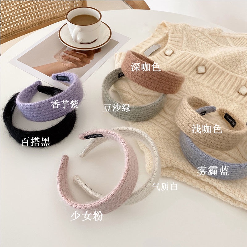 Băng Đô Len Dệt Kim Đáng Yêu Cho Bé Gái