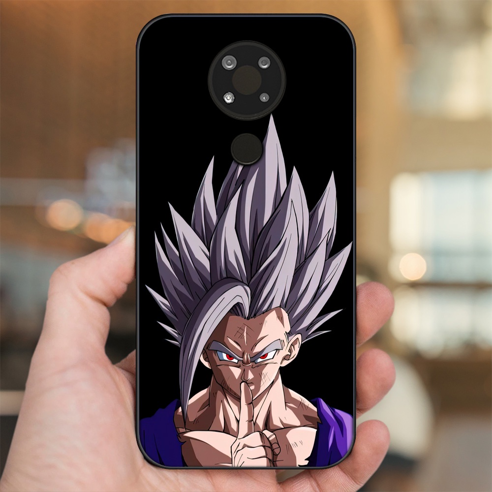 Ốp lưng Nokia 3.4 viền đen in hình Gohan Dragon Ball