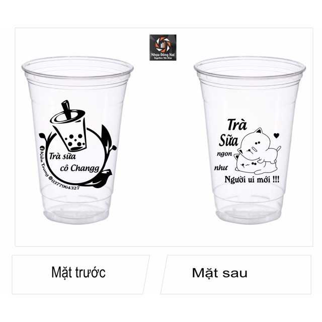 Combo 50 Ly Nhựa 500ml 350ml 700ml Trơn + Nắp Cầu - Nhựa Đồng Nai ...