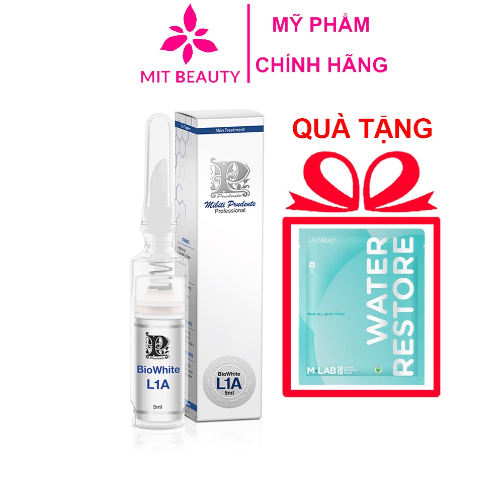 Kem hồng môi Biowhite L1a từ Nuwhite Prudente Professional 5ml cải thiện sắc tố dưỡng môi