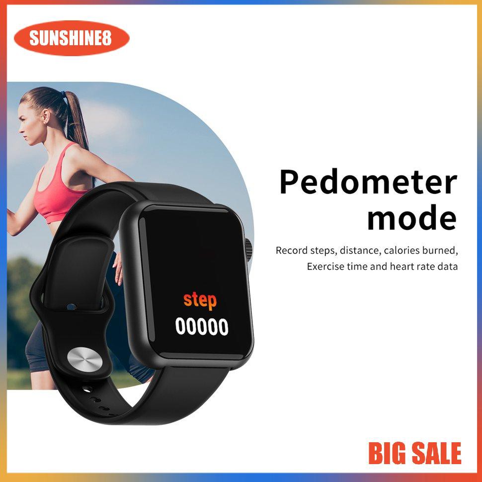 Đồng Hồ Đeo Tay Thông Minh Y68plus Màn Hình Màu Theo Dõi Sức Khỏe