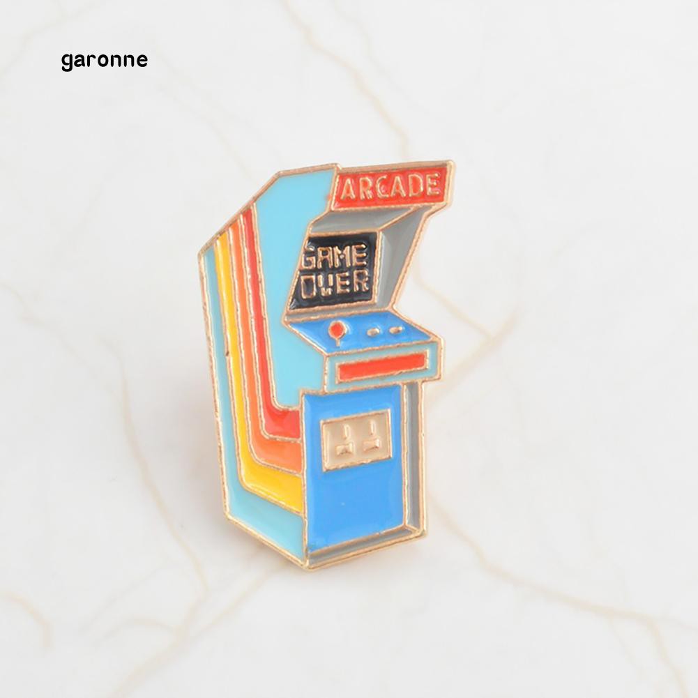 Ghim cài áo hình máy chơi game Arcade độc đáo thời trang