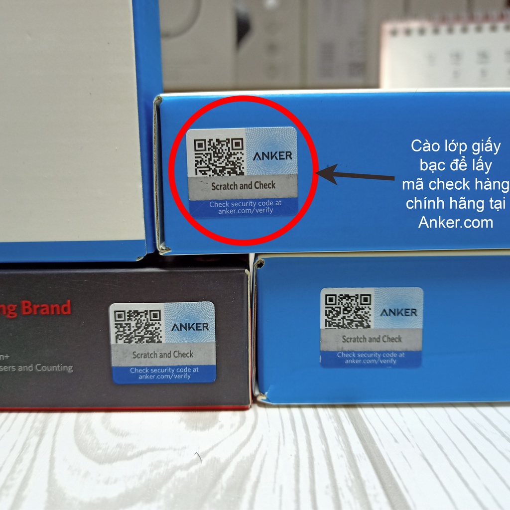 Củ Sạc Kiêm Pin Dự Phòng Anker 5.000mAh A1621 2 Cổng USB A Sạc Nhanh 15W