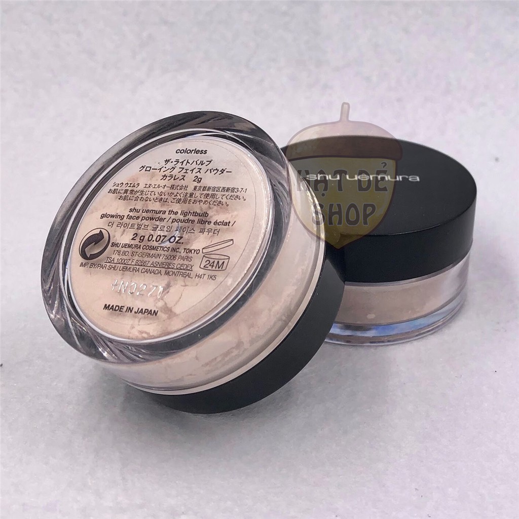 Shu-uemura Phấn Phủ Bột Có Nhũ Nhẹ The Lightbulb Glowing Face Powder 2g | BigBuy360 - bigbuy360.vn