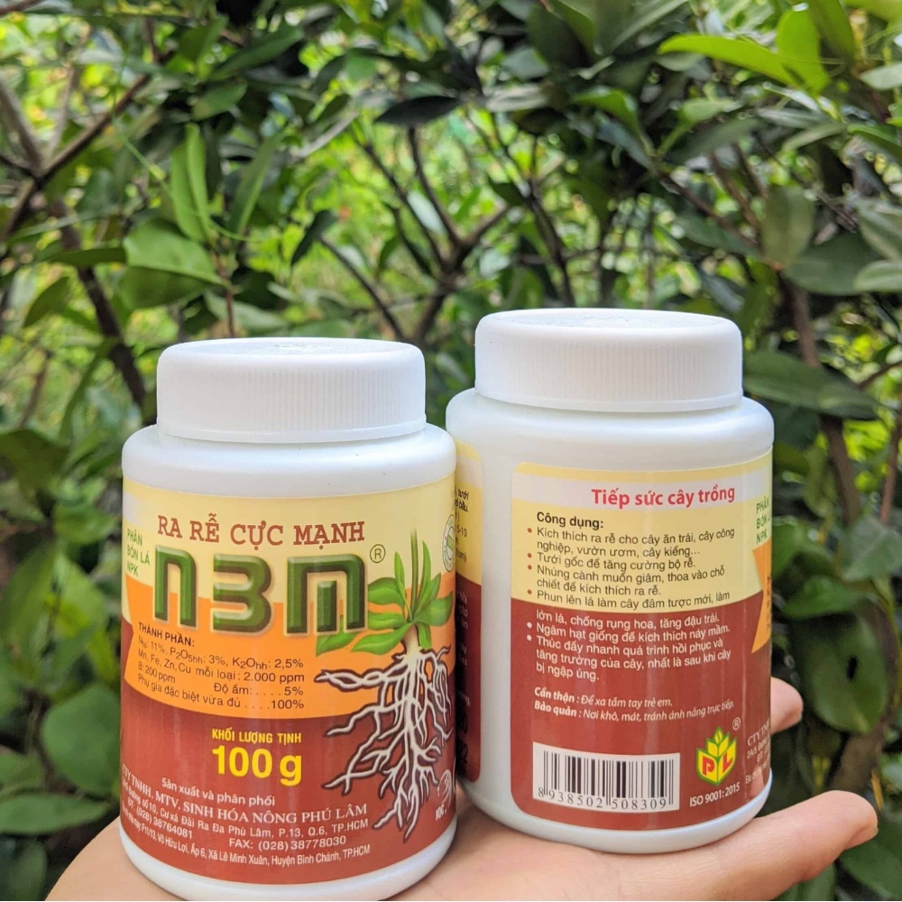 Phân Bón Lá N3M Kích Cây Ra Rễ Cực Mạnh - Hũ 100g.(NEM-001)