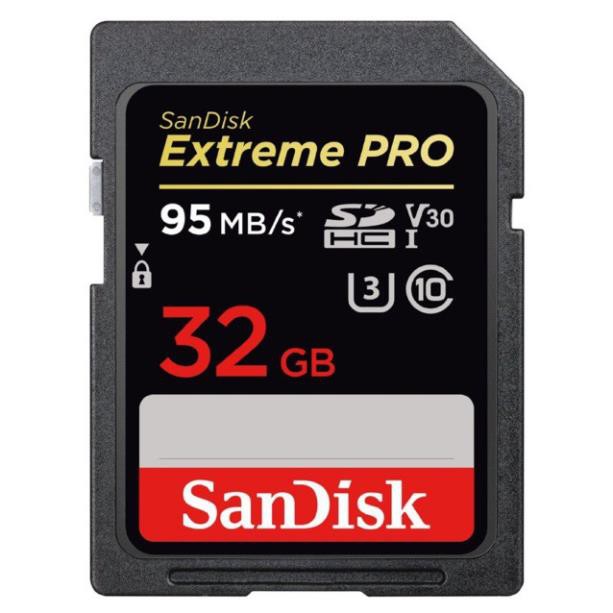 (giá khai trương) Thẻ Nhớ Máy Ảnh SD SDisk Extreme Pro 633x 32GB Class 10 U3 95MB/S | BigBuy360 - bigbuy360.vn