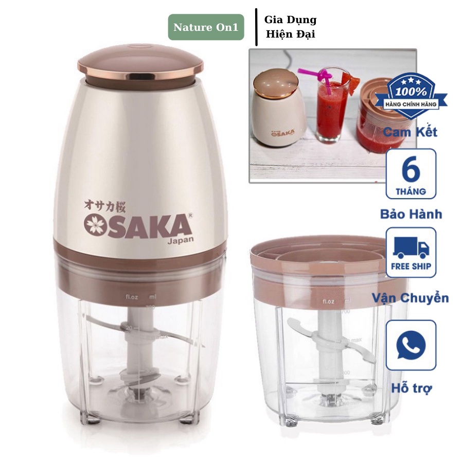 Máy Xay Đa Năng Osaka Xay Thịt - Máy Xay Sinh Tố,Thịt,Cá,Rau,Củ Quả,Đá Siêu Bền ( BH 12 Tháng)