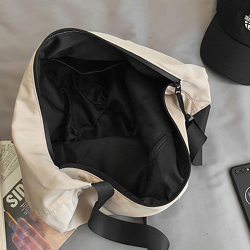 Túi Đeo Chéo Vai Bằng Nylon Chống Nước Hình Bánh Bao Dành Cho Nam Nữ
